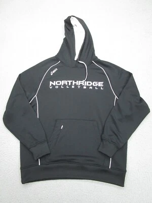 Moletom CSUN Sweater Masculino M Preto com Capuz Asics Northridge Matadors Voleibol - Imagem 1 de 4