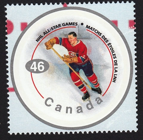 HOCKEY NHL = DOUG HARVEY = CANADA 2000 #1838d MNH from Pane Cover