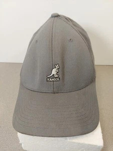 Gorra de pelota de béisbol Kangol gris lana flexible ajustada L/XL sólida - Imagen 1 de 8