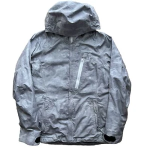 Burton AK Gore Tex Jacket Women's L Gray 2L Hooded Waterproof Winter Outerwear - Picture 1 of 10