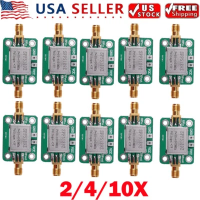 2/4/10x LNA 50-4000 MHz RF Low Noise FM Amplifier Signal Receiver SPF5189 US - Image 1 of 4