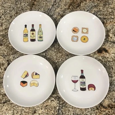 "Platos de aperitivo/aperitivo Boston Warehouse de cerámica de 6,5""" Foto 1 de 4