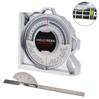 Mini Dial Inclinometer Angle Finder Protractor Tool for Carpentry / Electrical - Image 1 of 4