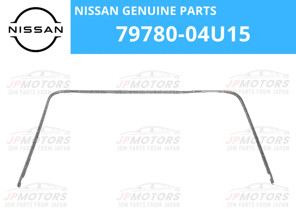 NISSAN Rear Window Molding Fastener (Late), 2-Door Models For Skyline R32 - Изображение 1 из 4