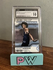 2023 Upper Deck Goodwin Champions Scoot Henderson Rookie RC #29 CGC 10 Gem Mint - Picture 1 of 6