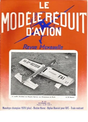 MRA N°377 PLAN : DOUGLAS BOSTON (1ème PARTIE) / "YOKE 05" / TRAINS RETRACTABBLES - Image 1 of 2