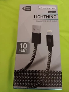 iPhone iPad & iPod Braided Charge & Sync CABLE NIB - Picture 1 of 3