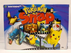 Pokemon Snap | Nintendo 64 N64, UK PAL | Boxed & Complete w/ Protector, VGC - Picture 1 of 14