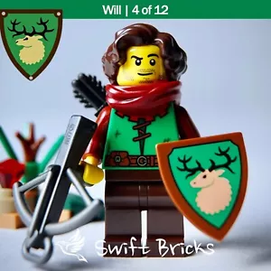 LEGO Forestmen Minifigure Medieval Castle 6079 10305 21325 31120 10332 40567 BAM - Picture 1 of 6