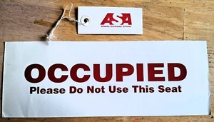 ASA Seat Occupied Card Beverage List + Baggage Tag Delta Connection - Picture 1 of 2