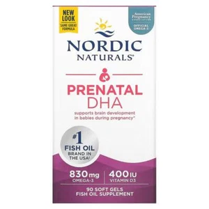 Nordic Naturals, DHA prenatal, 90 geles blandos - Imagen 1 de 2