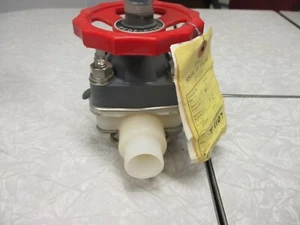 Diaphragm Valve ASAHI 1" Spigot / Butt End | PVDF Body | PTFE Seat | FC - Picture 1 of 7