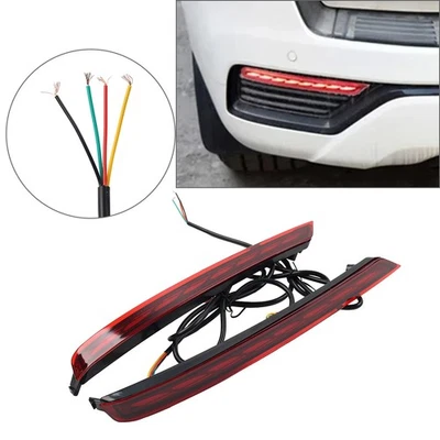 1pc Red Rear Bumper Lights Brake Lamp For Toyota Land Cruiser LC300 2022+ - Image 1 of 4