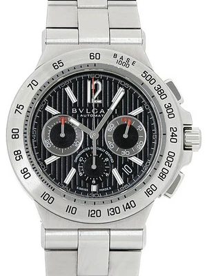 BVLGARI Diagono Professional Terra Chronograph DP42SCH Men Automatic #T241 - Image 1 of 4