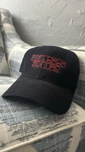 Ford Mustang Boss 302 Hat Black / Red Cap (Licensed) New Without Tags - Picture 1 of 4