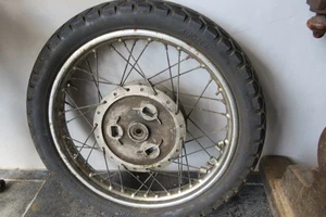 NORTON FULL WIDTH REAR WHEEL CLASSIC MOTORCYCLE - Picture 1 of 7