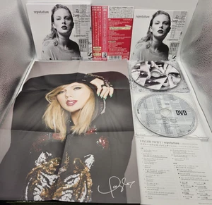 TAYLOR SWIFT Reputation First Press Limited Japan Special Edition CD+DVD+Poster - Picture 1 of 21