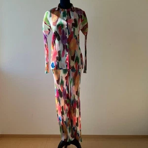 Conjunto de Top y Pantalones PLEATS PLEASE ISSEY MIYAKE Estampado Multicolor Talla 2/3 En muy buena condición Japón - Imagen 1 de 19