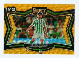 2024-25 Johnny Cardoso Panini Select FIFA Gold Wave Real Betis Soccer Card 10/10 - Picture 1 of 3