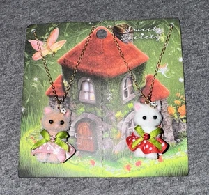 Sweet Society Hot Topic Cottage Core Kitty Bestie Necklace Set Necklaces - Picture 1 of 4