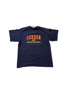 Vintage Chase Authentics Jeff Gordon Puff Print blau T-Shirt Größe Large 90er - Bild 1 von 4