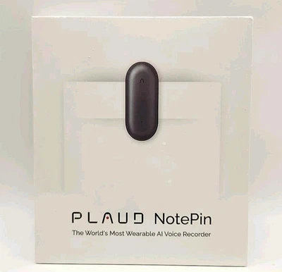 PLAUD NotePin PN0200 AI Voice/Audio Recorder 64GB | Cosmic Gray - SEALED - Image 1 of 3