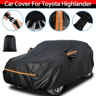 All Season SUV Car Cover with Reflective Strip For Toyota Highlander 2007-2025 - Image 1 of 4