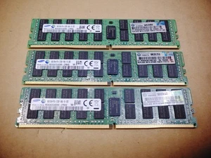 LOT of (3) Samsung 16GB 2Rx4 PC4-2133P ECC Server Memory M393A2G40DB0-CPB0Q ✔✔✔ - Picture 1 of 4