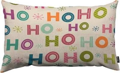 Fundas de Almohada Coloridas Hoho 12x20 Pulgadas Diseño Navidad Santa Claus Laugh Foto 1 de 4