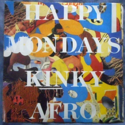 HAPPY MONDAYS Kinky Afro 45 FACTORY UK FAC302/7 NM! Free Post Oz - Image 1 of 2