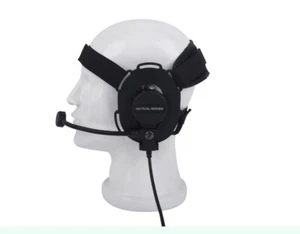 Overhead Walkie Talkie Headset boom Mic 2 Way Radio Headphone U94 Kenwood Baofen - Picture 1 of 7