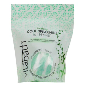 Bomba de baño espumante y calmante Vitabath Cool menta verde y tomillo - 5,29 oz/150 g - Imagen 1 de 5