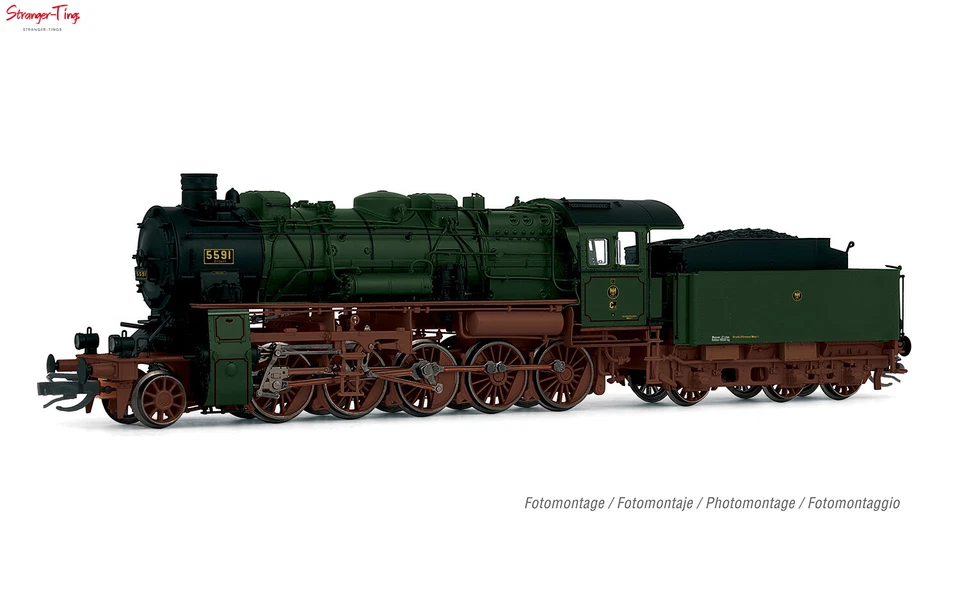 Arnold KPEV BR58.10-40 Steam Locomotive I TT120 Gauge - Image 1 of 1