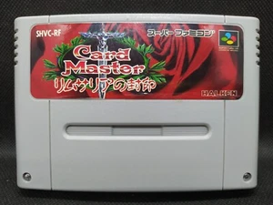 Card Master Rimusaria no Fuuin - NEW SAVE BATTERY - Super Famicom JP - SHVC-RF - Picture 1 of 10
