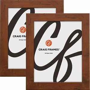 Craig Frames Bauhaus 125, moderner dunkler Nussbaum Bilderrahmen, 2er Pack - Bild 1 von 11