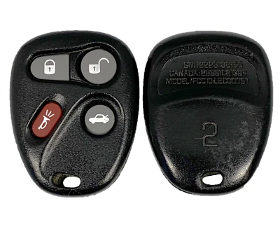 Mando a distancia sin llave OEM 4Tn **Nuevo pad instalado** Memoria GM # 2 L2C0005T 12223130-50 Foto 1 de 2