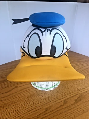 Sombrero De Colección Parques Disney Adulto Talla Única Pato Donald Puff Espuma 3D Disneyana  Foto 1 de 4