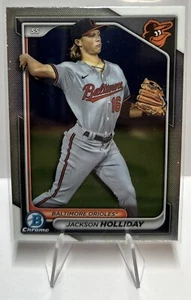 Jackson Holiday 2024 Bowman Chrome RC CARD#BCP-47 Orioles - Picture 1 of 2