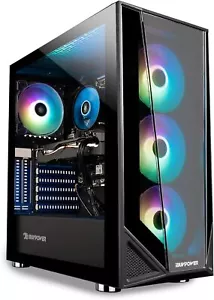 iBUYPOWER iBP SLATE5MR 214I i5-11400F 8GB 512GB SSD RX 570 Windows 10 Gaming PC - Picture 1 of 3