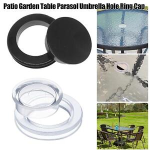 2PCS Umbrella Hole Ring Plug Set Terrace Table Umbrella Silicone Ring Set~