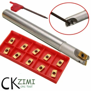 BAP300R C14-14-150 Indexable End Mill 14mm Milling Cutter Holder+10Pcs APMT1135 - Picture 1 of 5