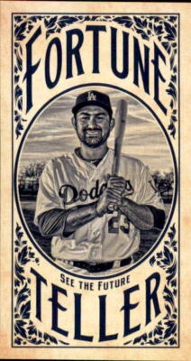 2017 Topps Gypsy Queen Adrian Gonzalez Fortune Teller Mini #FTAG L.A. Dodgers - Image 1 of 2