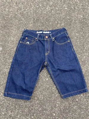 Vintage Evisu Jeans Sz 30 Lightly Worn Japanese Denim Shorts Y2K Style - Image 1 of 4