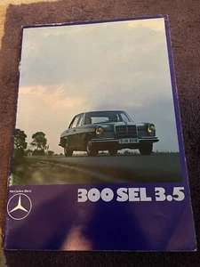 1967 Mercedes-Benz 300SEL Sales Brochure German Text - Bild 1 von 9