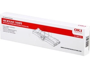 OKI Original Color Band 43821103 ML-5100FB Ribbon Blk Black 2Mio Signs Nylon - Zdjęcie 1 z 12