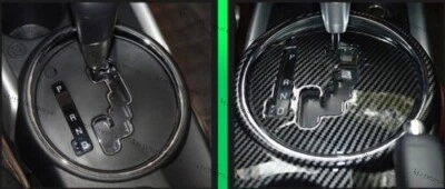 For Mitsubishi Outlander Sport ASX 11-2017 Carbon Fiber Console Gear Shift cover - Image 1 of 4