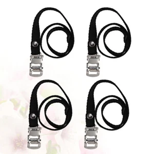 4 Pcs Cycling Pedal Toe Strap Outdoor Bicycles Clip Strap Adjustable Bike Straps - Picture 1 of 11