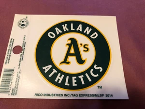 Oakland Athletics 3x4 Static Cling Reusable Window Car Lockers. Oakland A’s MLB - Picture 1 of 2