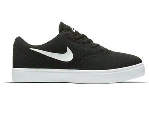 Nike SB Check Canvas GS Black White Grade School Kids Sneakers 905373 003 - Picture 1 of 5