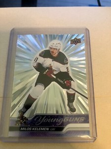 2023-24 UPPER DECK SERIES 1 YOUNG GUNS SILVER OUTBURST MILOS KELEMEN